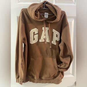 Men’s GAP brown hoodie sweatshirt. Size medium